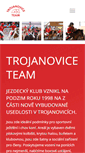 Mobile Screenshot of konetrojanovice.cz